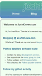 Mobile Screenshot of joshknows.com